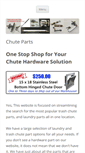 Mobile Screenshot of chutepartsonline.com